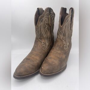 Durango Tan Western Heeled Boots